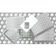 Perforated steel sheet, 3 mm thick, 1000x1000