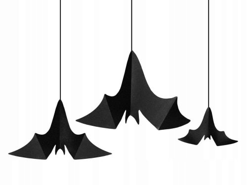  Black Party Decoration Bat Garland