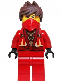  LEGO Ninjago Figure: Kai - Techno Robe - Rebooted FIGURE + weapon - njo091