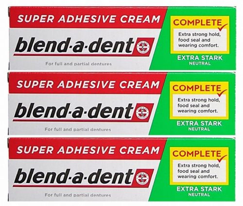  Blend-a-dent Extra Strong 47 g denture adhesive