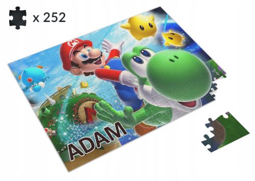  Puzzle Super Mario Bros + Child's Name 252 pcs.