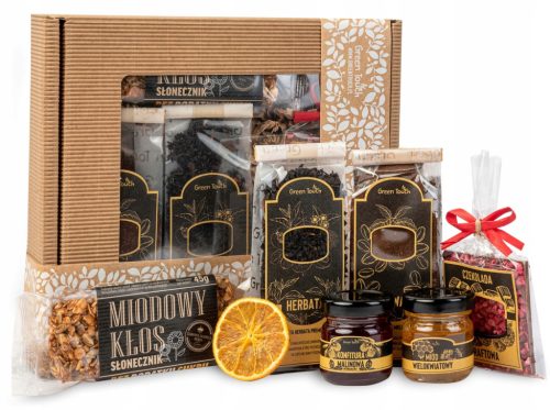  GIFT SET honey tea coffee chocolate jam bar box gift