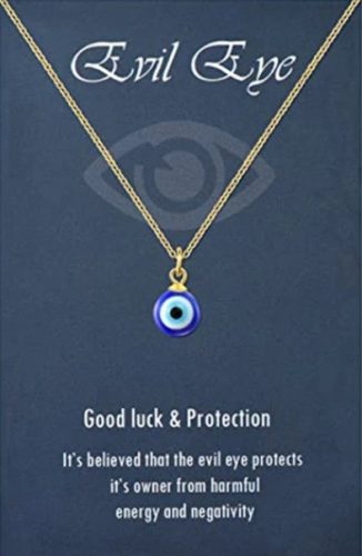  Delicate Protective Eye of the Prophet Pendant Chain Talisman Amulet Gold