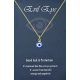  Delicate Protective Eye of the Prophet Pendant Chain Talisman Amulet Gold