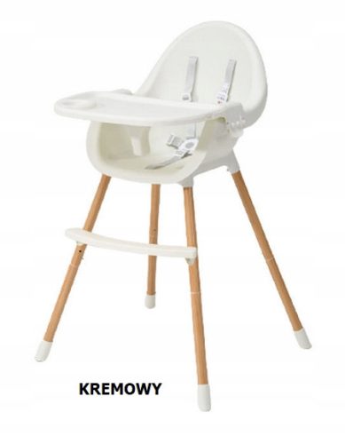  CHILDREN'S FEEDING CHAIR 3in1 TRAY SEAT, CREAM LAKE