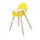  CHILDREN'S FEEDING CHAIR 3in1 TRAY SEAT, YELLOW