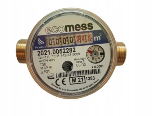 Ecomess M9021 water meter 1/2" cold water