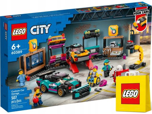  LEGO City 60389 Car Tuning Workshop + VP Paper Bag LEGO 6315794 Large