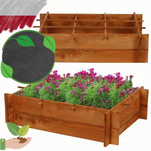  Mini greenhouse 78 cm x 60 cm made of wood