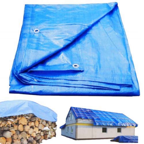 Thick, waterproof and frost-resistant tarpaulin 75 g/m² 6 x 8 m