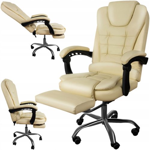  Fauteuil pivotant Malatec, tons beiges