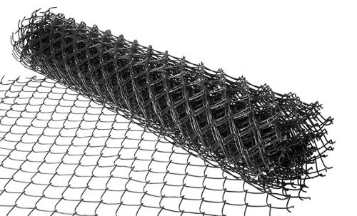 GALVANIZED + PVC FENCE MESH 3.1 GRAPHITE 55 15 m