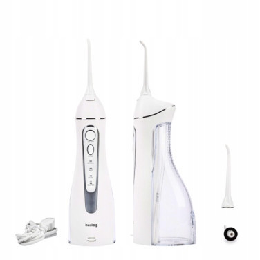  Huslog Dental Irrigator, Cordless, 2 Nozzles
