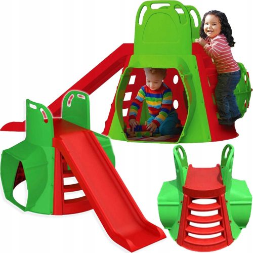 Doloni slide 140 cm with small play tunnel 01470/13