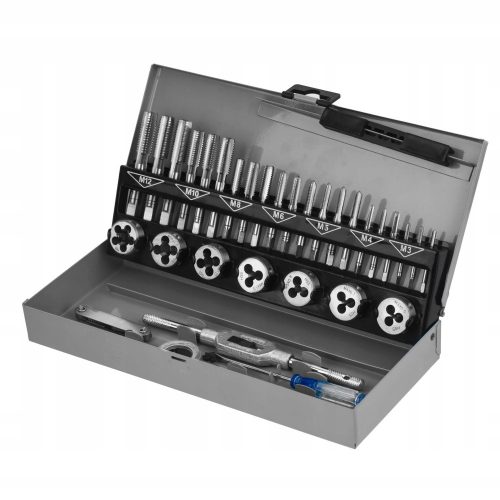 Professional tap and die set M3 - M12 / 32 elements