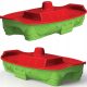 Doloni Sandpit Ship Pool Boat with Cover Green 03355/3