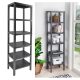 Sev Bathroom Shelf Plastic Anthracite 29 x 38 x 153.5 cm