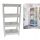 Mobile Cabinet, Kitchen Bathroom Shelf, White 4