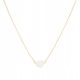  Moonstone Necklace Silver Gold Plated