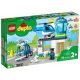  LEGO Duplo 6379240 Police Station Headquarters, Car Helicopter. Large bricks for 2-3 year olds