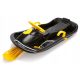  Dantoy Classic Sled with Steering Wheel and Brakes 95cm Black