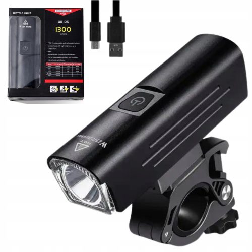 West biking Bicycle Lights Bicycle Lights 1300 Lumen 1300 lm USB