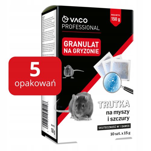  VACO PROFESSIONAL Granules Mouse and Rat Poison (Box) – 150 g