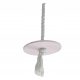 Plate - Swing seat round Start white