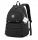 Multi-Functional Black School Backpack for Girls with Multiple Compartments