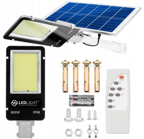 Street lights for the garden Street light 600 W 93000 lm solar powered