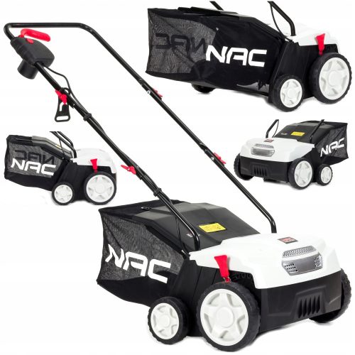 Cultivator, scarifier and aerator for grass, lawn and soil NAC scarifier 32 cm 1400 W + NAC combination wrench NAC-SP-M-LOCK