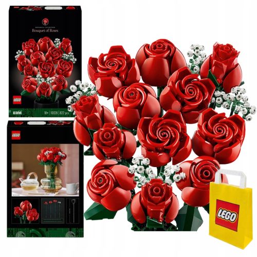  LEGO ICONS 10328 Rose Bouquet + Paper Bag LEGO 6315786 yellow 24x8x18 cm