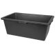  Hermes flowerpot 71 cm x 40 x 28 cm, black plastic