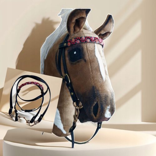  Set (WESTERN HEADSTALL - BIT - REINS) FOR HOBBY HORSE (A3 OR A4)