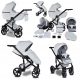  Babe Boss BeRco Premium 3in1 Stroller Black White Khaki Navy Blue Gold Pink Graphite