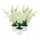  Artificial Orchid in Vergonic Pot, 40 cm, white