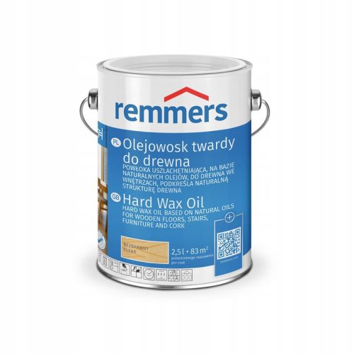 Remmers Hard Wax Oil Interior Oil 2.5L COLOURLESS