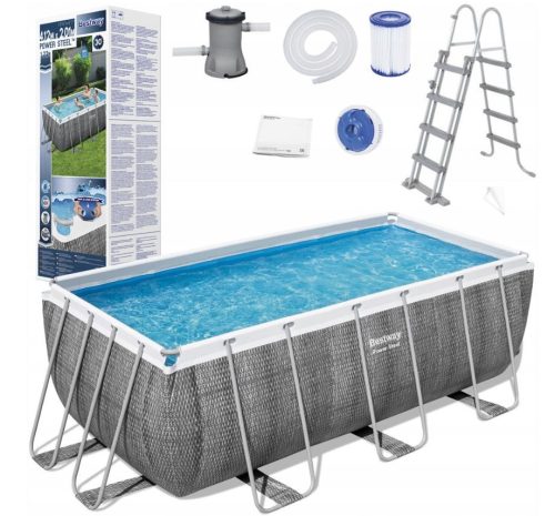 Bestway rectangular frame pool 412 x 201 cm