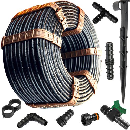  DRIP LINE 50 m IRRIGATION DURABLE STRONG 64 elements