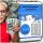  ELECTRONIC PIGGY BANK, Teddy Bear-like Safe ATM, Blue, Gift for a Girl