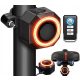  ANTI-THEFT DEVICE BICYCLE ALARM + TAIL LIGHT BICYCLE LAMP BICYCLE BELL REMOTE CONTROL