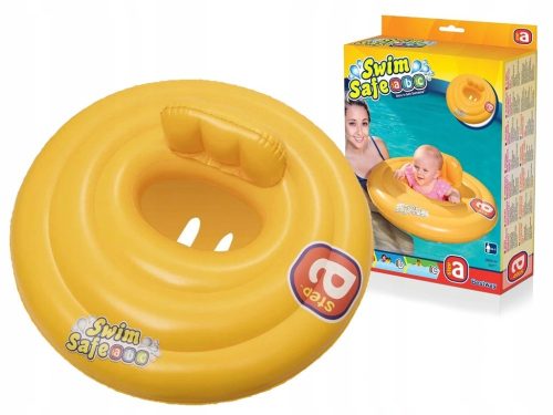 Bestway inflatable swimming ring for babies, yellow