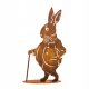 Decorative figures and sculptures for the home EASTER RABBIT GARDEN FIGURINE CORTEN RABBIT 45 CM TALL EASTER