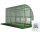 Polytunnel, panneaux en plastique Polytunnel 4,5 m² 300 x 150 cm vert