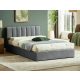  Signal Modern upholstered double bed 140x200 in shades of grey