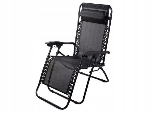 Sun loungers and garden and terrace deck chair from Verk Group, black metal