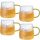Glasses and cups MG Home coffee and tea glasses 350 ml 4 pcs.