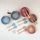  Silicone set bowl + spoon BLUE Strong suction cup BPA-FREE!