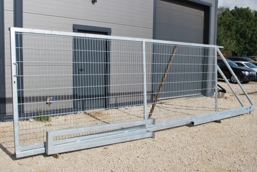 Doors and Gates Sliding Gate 500x163cm Panel 6/5/6 galvanized + RAL