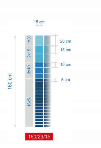 Shade net for fence - FOREST FENCE GRID 160/23/15 L 50m +